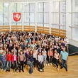 Bild aller kvw-Beschäftigten auf der Betriebsversammlung.