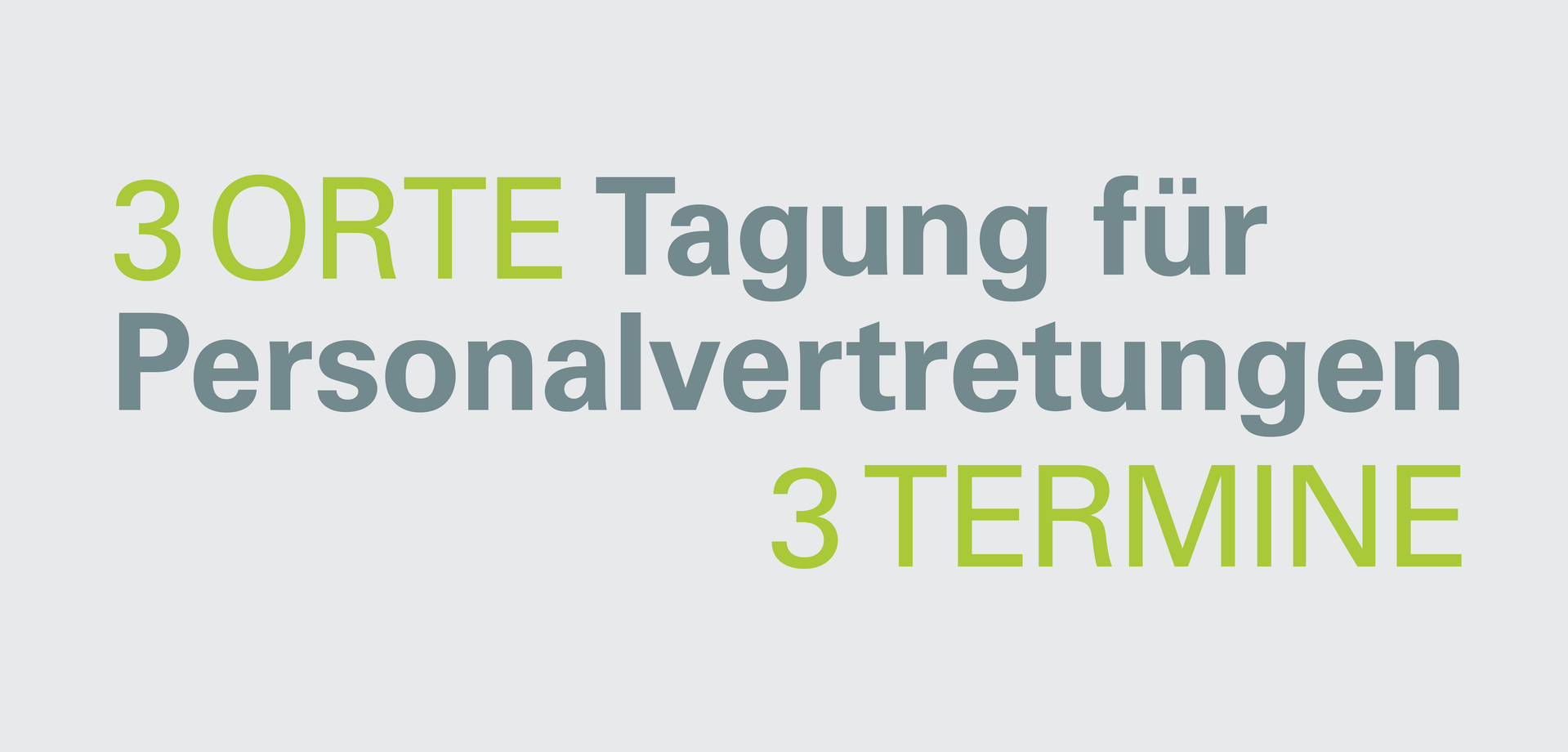 Tagung für Personalvertretungen