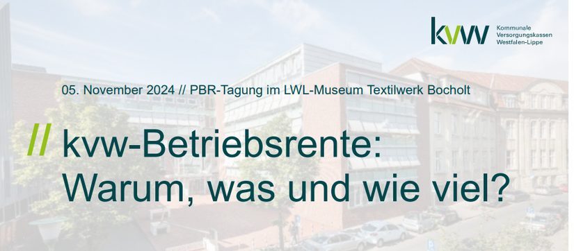 Vortrag kvw-Betriebsrente
