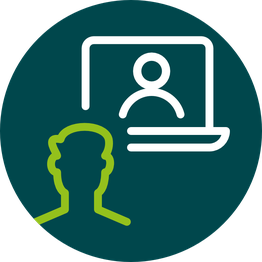 Piktogramm: Videokonferenz