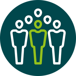 Piktogramm: Gruppe von Menschen