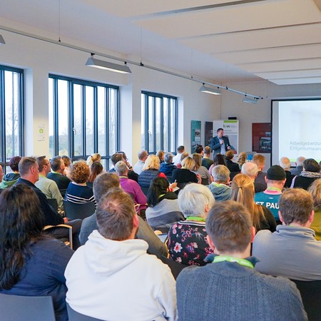 Foto eines Infovortrags