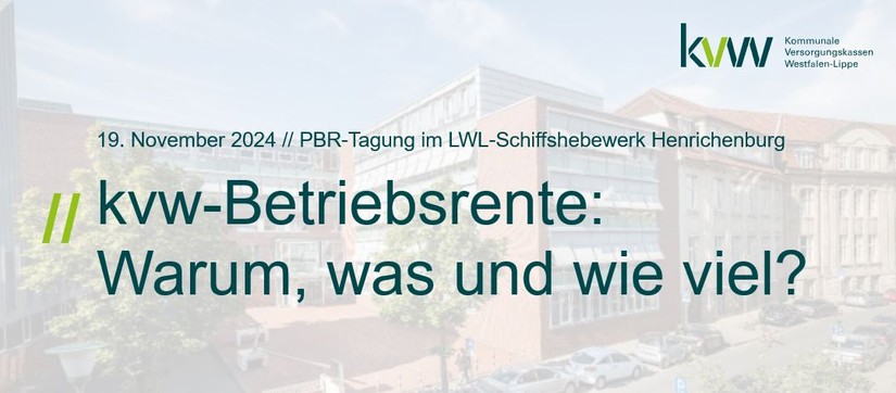 Vortrag kvw-Betriebsrente